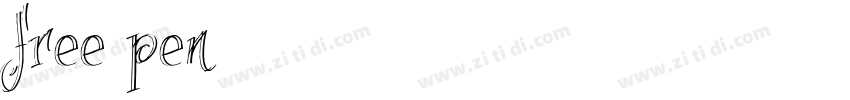 free pen字体转换